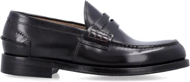 GREEN GEORGE Gepolijste Leren Penny Loafers