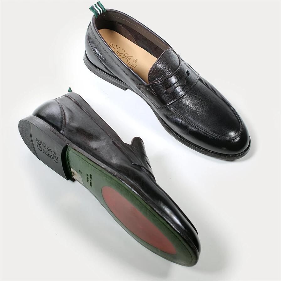 Green George Handgemaakte Heren Mocassin in Bruin