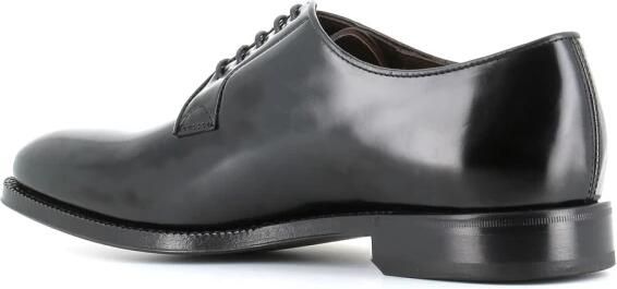 Green George Zwarte geborsteld leren Derby schoenen - Foto 3