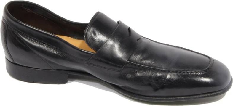 Green George Leren Loafer Schoen Made in Italy