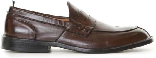 Green George Leren Mocassins Brown Heren