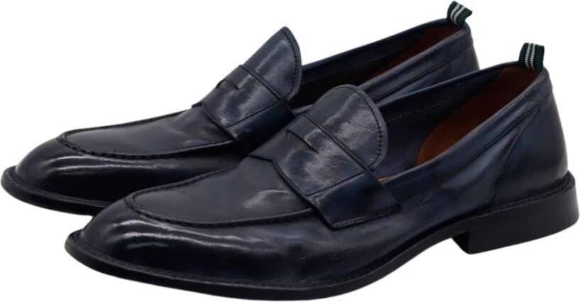 Green George Loafers Blue Heren
