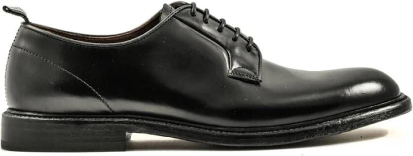 Green George Zwarte Derby Platte Schoenen
