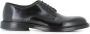 Green George Zwarte Geborsteld Leren Derby Schoenen - Thumbnail 1