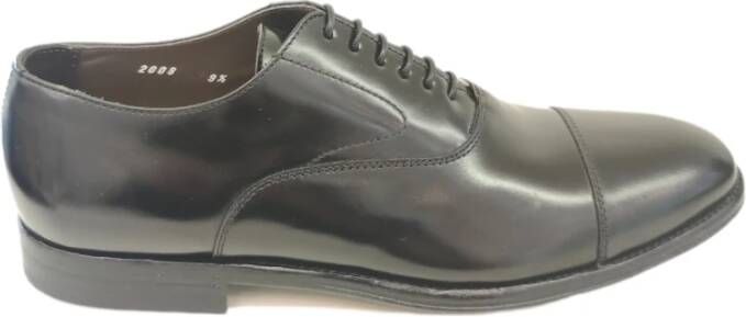 Green George Zwarte platte schoenen voor heren