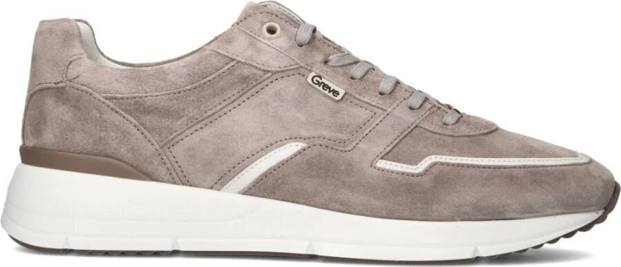 Greve Walker H Sneakers Suède Heren Taupe
