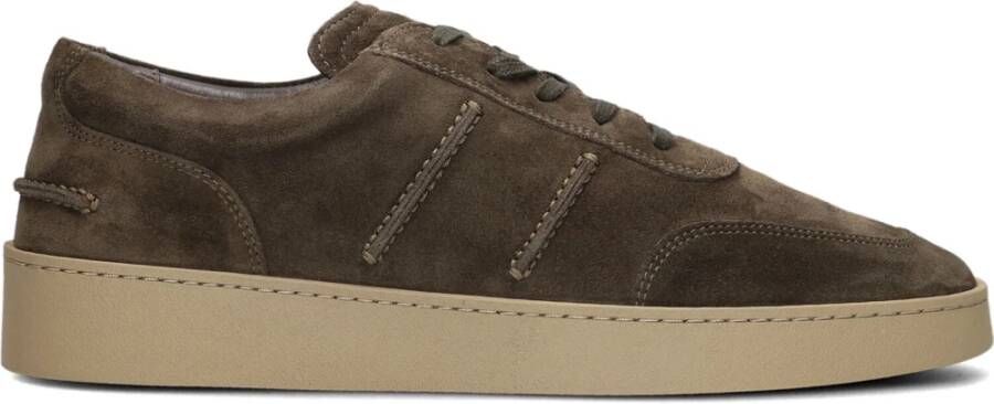 Greve Bruin Suède Lage Sneakers Wave 2220 Brown Heren - Foto 2