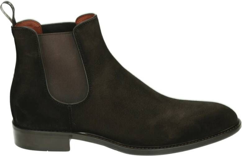 Greve Bruine Suède Business Mid Herenschoenen