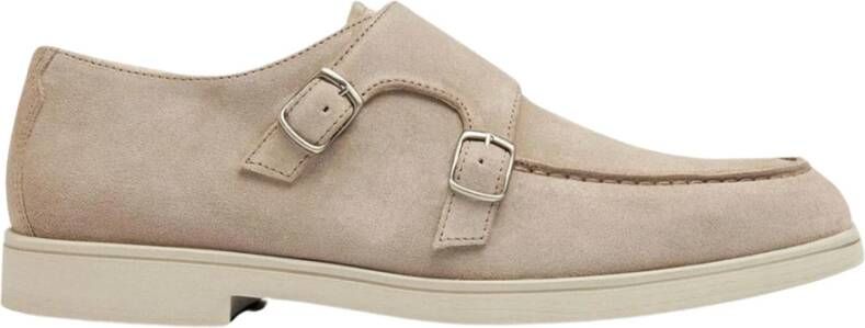 Greve Casual Twist Suède Schoenen Beige Heren