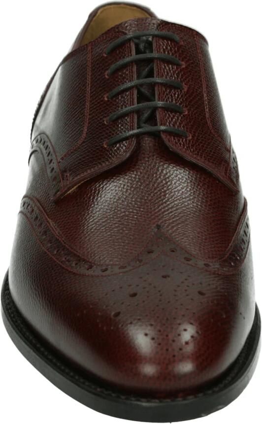 Greve Bordeaux Business Schoenen met Leren Zool