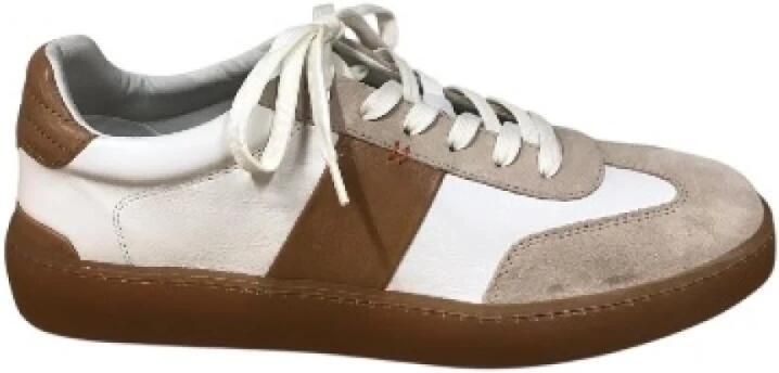GREVE Lage Sneakers Heren Wave Leer Beige - Foto 7