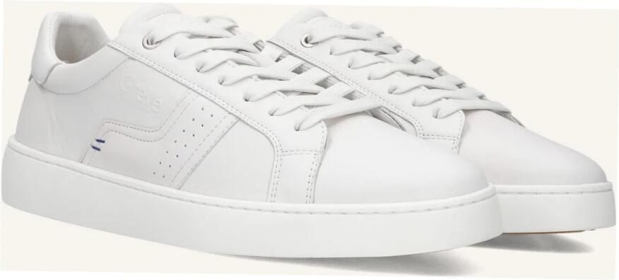 Greve Wave Sneakers Heren Leren Sneaker Wit - Foto 3