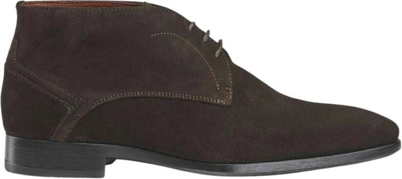 Greve 1540 Volwassenen Heren sneakersVrije tijd half-hoog Bruin - Foto 3