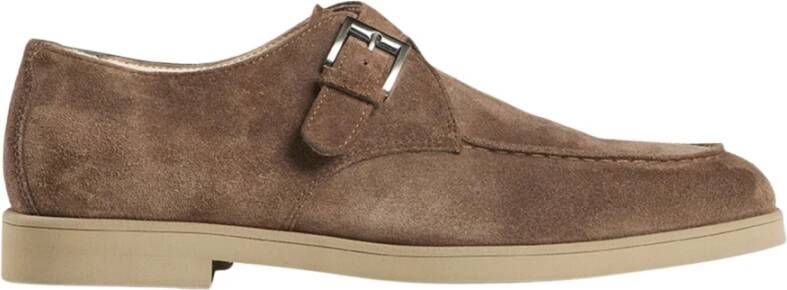 Greve Stijlvolle Suède Schoen voor Mannen Brown Heren - Foto 5