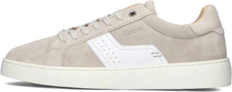 Greve Wave Beige Suède Heren Nette Schoenen