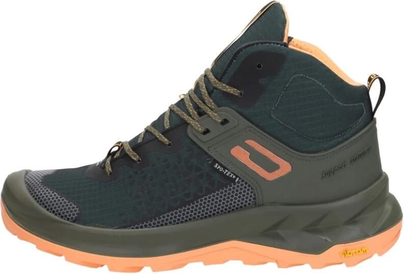 Grisport Explorer low groen roze wandelschoenen uni