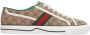Gucci Tennis 1977 sneaker van canvas met jacquard logoprint - Thumbnail 1