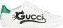 Gucci Ace kitten-logo lage sneakers White Dames - Thumbnail 1
