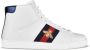 Gucci Bee Ace High-Top Sneakers - Thumbnail 1