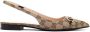 Gucci Beige Platte Schoenen met Horsebit Detail - Thumbnail 1