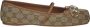 Gucci Canvas Horsebit Ballerina Schoenen - Thumbnail 1