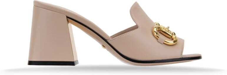 Gucci Dames Slip-On Leren Sandalen