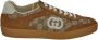 Gucci Lace-up sneakers met patroon en afgeronde neus - Thumbnail 1