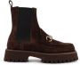 Gucci Elegante Suède Laarzen met Iconisch Detail - Thumbnail 1