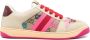 Gucci Fuchsia Leren Sneakers - Thumbnail 1