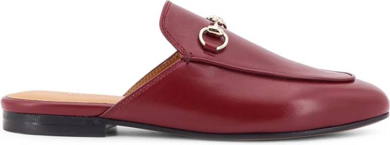 Gucci Gestikte leren sandalen met Horsebit-detail