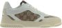 Gucci Gestructureerd Paneel Sneakers BeigeWhite Multicolor Dames - Thumbnail 1