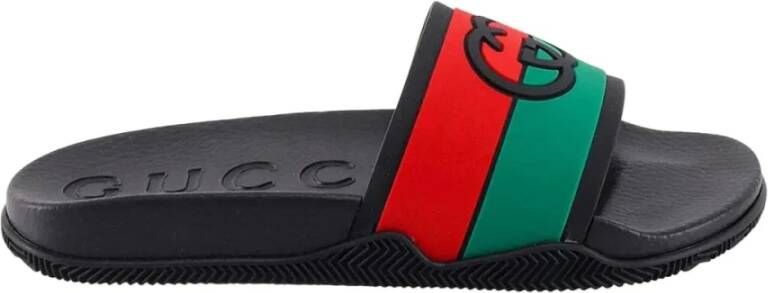 Gucci Groene Interlocking G Sandalen