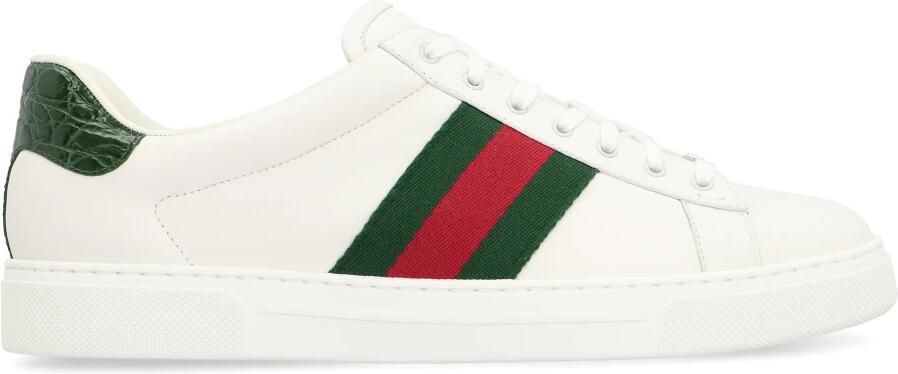 Gucci Ace Leren Low-Top Sneakers - Foto 2