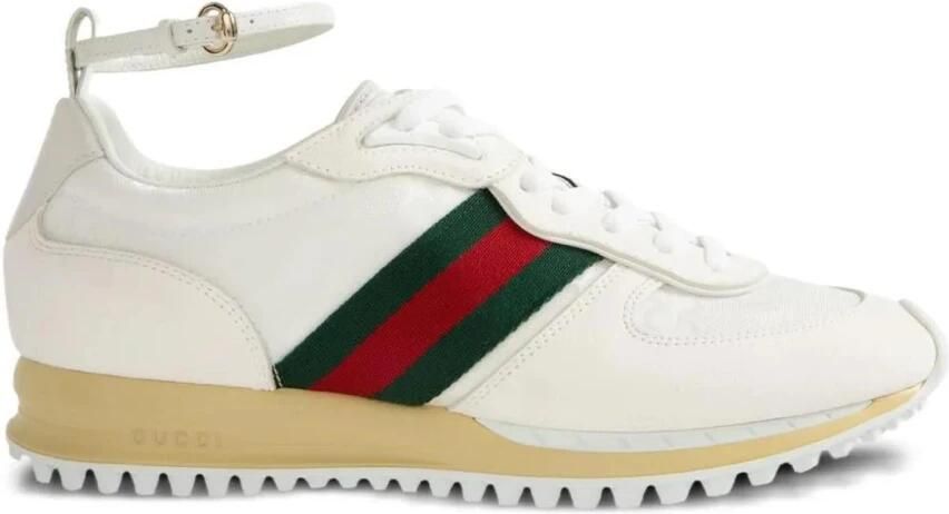 Gucci Ace Stripe Ankle Strap Sneaker