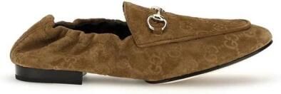Gucci Loafers van Suède met Paardbit