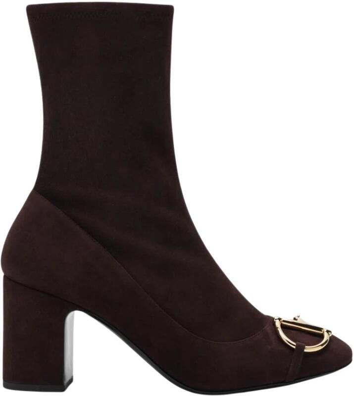 Gucci Enkellaars met Half Paardenbit