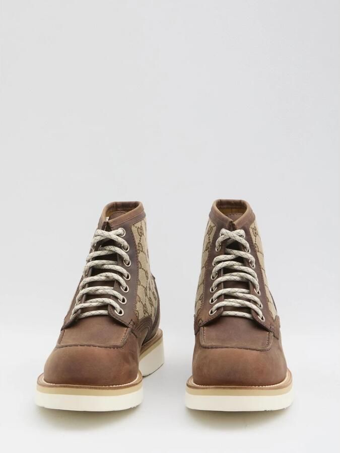 Gucci Enkellaars met veters - Foto 2