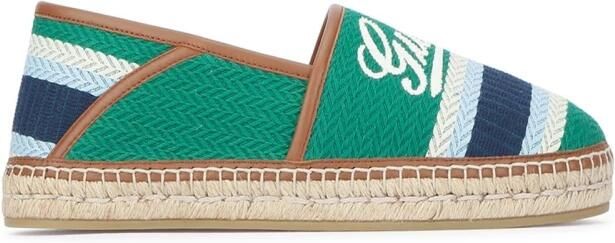Gucci Espadrille met Kristallen Interlocking G