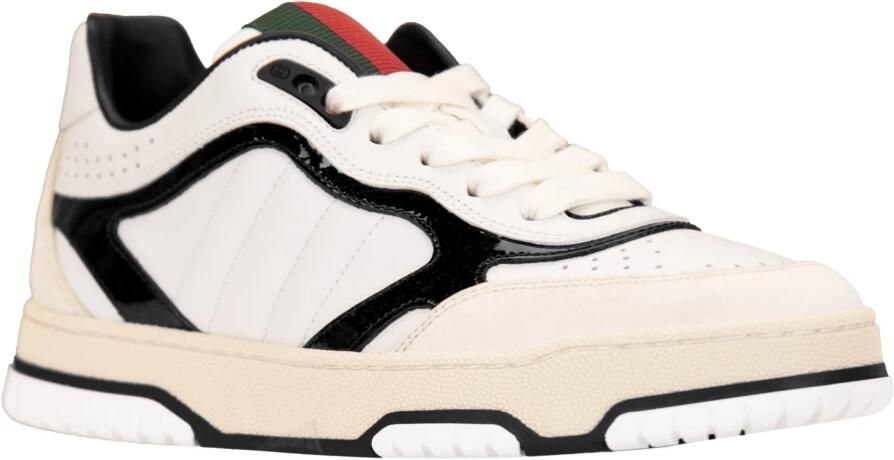 Gucci Geperforeerde Sneaker met Ronde Neus - Foto 3