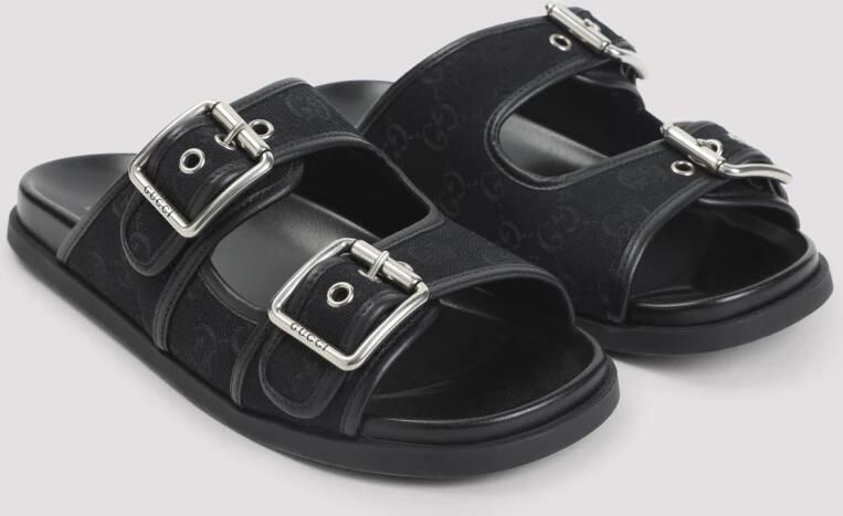 Gucci GG Slide Sandaal met Gespen - Foto 2