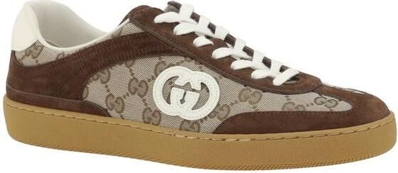 Gucci GG Sneakers met Suède Details