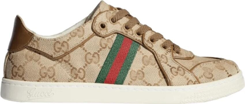 Gucci GG Supreme Web-stripe Sneakers