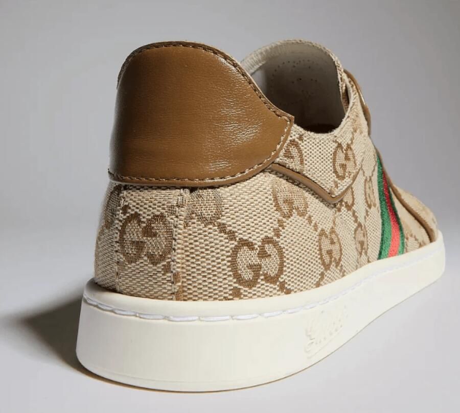 Gucci GG Supreme Web-stripe Sneakers - Foto 3