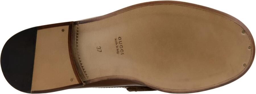 Gucci Heren Slip-On Leren Loafers