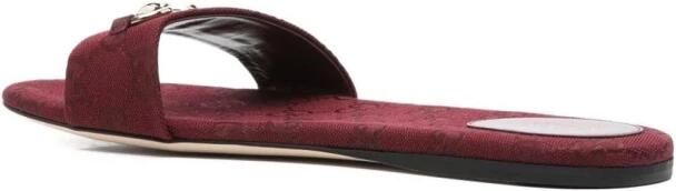 Gucci Horsebit Jacquard Slide Sandalen - Foto 2