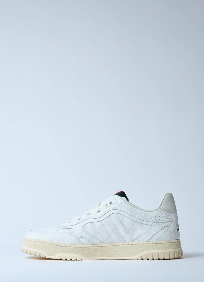 Gucci Interlocking G Leren Sneakers - Foto 4