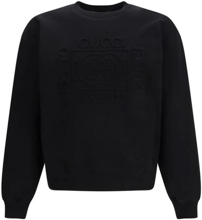 Gucci Katoenen sweatshirt met geribbelde boorden en zoom