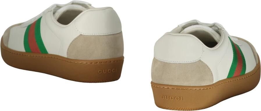 Gucci Klassieke Sneakers met Groen-Rode Streep - Foto 2