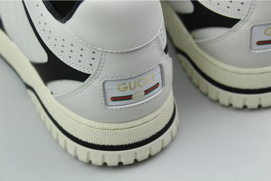 Gucci Leather Re-Web Trainer 'Wit' - Foto 4