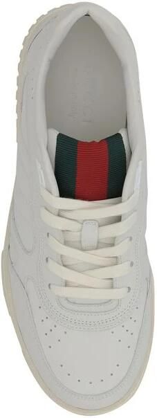 Gucci Leren Sneakers met Logo Print en Geperforeerde Neus - Foto 2